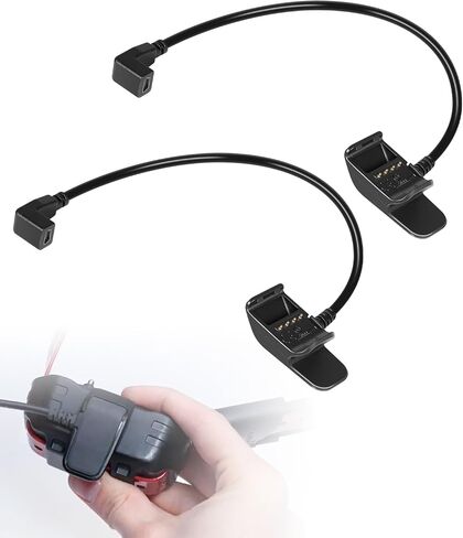 2-Pack Charging Clip for Garmin T5 mini, TT15 mini & PT 10 Dog Tracking Device - Replacement Charger Cable for PRO Series Dog Training Collars & Bark Collars - Replaces 010-11890-10 in Saudi Arabia
