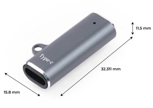 2pcs Magnetic Charging Data Adapter for SenseCAP T1000-E Tracker;7.62mm 4pin Pogo Pin to Type-C Connector in Saudi Arabia