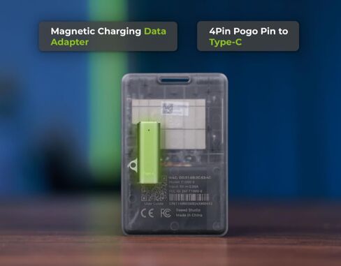 2pcs Magnetic Charging Data Adapter for SenseCAP T1000-E Tracker;7.62mm 4pin Pogo Pin to Type-C Connector in Saudi Arabia