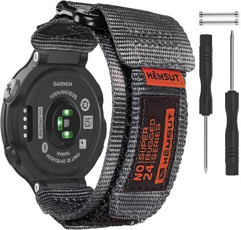 SMITHA متوافق مع Garmin Forerunner 235، سوار معصم بديل متين لساعة 220/230/235/620/630/735XT/235 Lite الذكية للنساء والرجال in Kuwait