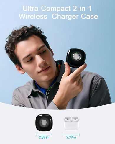 حقيبة شحن محمولة من búsqueda متوافقة مع شاحن Oura Ring 4، تناسب الجيل 4، ما يصل إلى 10 شحنات حلقية، حقيبة حماية مدمجة للسفر، أسود (الشاحن الرسمي غير متضمن) in Kuwait
