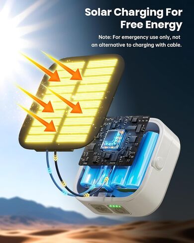 Eventek Solar Camping Lights 10000mAh, Rechargeable Solar Camping Lantern Up to 100+ Hours & 4 Light Modes, Portable IP65 Waterproof LED Camping Light for Camp, Tent, Power Outages Emergency in Saudi Arabia