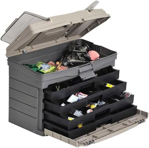 Tackle/Tool Box, Waterproof, 11.81" Width x 9.25" Height, 17.12" Depth, Plastic in Kuwait