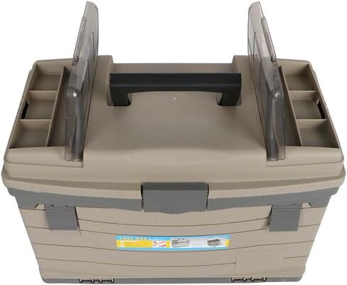 Tackle/Tool Box, Waterproof, 11.81" Width x 9.25" Height, 17.12" Depth, Plastic in Kuwait