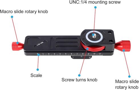 LCB-16M Manual Stackable Photography Slide Guide Focusing Track Slider DSLR Track Release Mount Photographic Stability Enhancer in Saudi Arabia