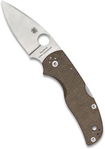 Spyderco Native 5 Micarta Folding Pocket Knife, PlainEdge in Saudi Arabia