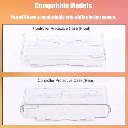 Transparent Hard Shell Case for DS Lite NDSL, Premium Crystal Clear Case with Protective Films and Cleaning Kit Practical Protective Cover Accessories Replacement Parts in Saudi Arabia