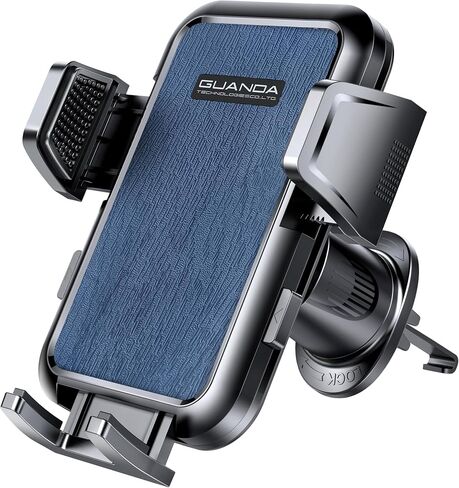 Air Vent Car Phone Holder, Metal Hook Clip, One-Hand Release, Anti-Shake in Kuwait