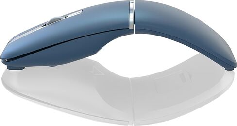 Bluetooth Arc Travel Mouse - BT & USB Wireless Dual Mode, Rechargeable in Saudi Arabia