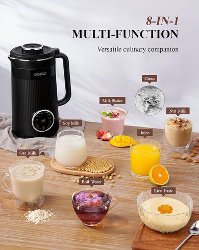 KIDISLE 32oz Automatic Nut Milk Maker Machine, Self-Cleaning & Delay Start in Saudi Arabia