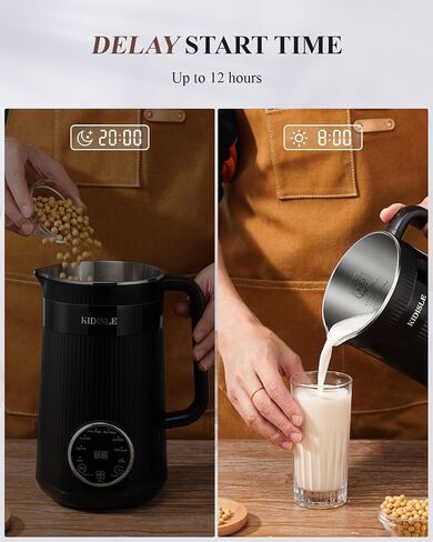 KIDISLE 32oz Automatic Nut Milk Maker Machine, Self-Cleaning & Delay Start in Saudi Arabia