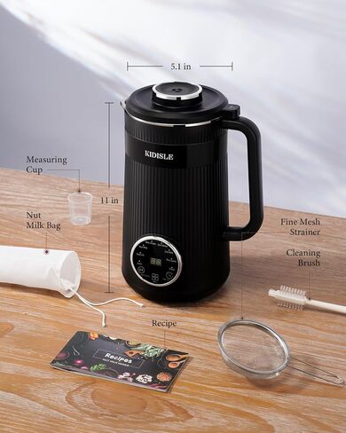 KIDISLE 32oz Automatic Nut Milk Maker Machine, Self-Cleaning & Delay Start in Saudi Arabia
