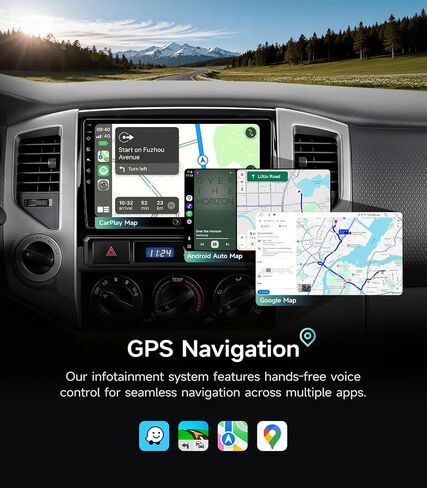 Car Radio Stereo for Toyota Tacoma 2005-2011, Wireless CarPlay Android Auto in Saudi Arabia