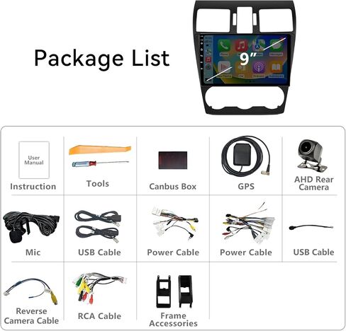 Car Radio Compatible with Subaru Forester WRX Impreza 2013 2014 2015 in Saudi Arabia