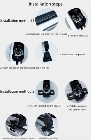 2 PCS High-end Car Roof Snowboard Rack for Jaguar XJL 2010 2011 2012 2013 2014 2015 2016 2017 2018 2019, Winter Automotive Ski Rack, 2025 New Vehicle Roof Ski Holder in Saudi Arabia