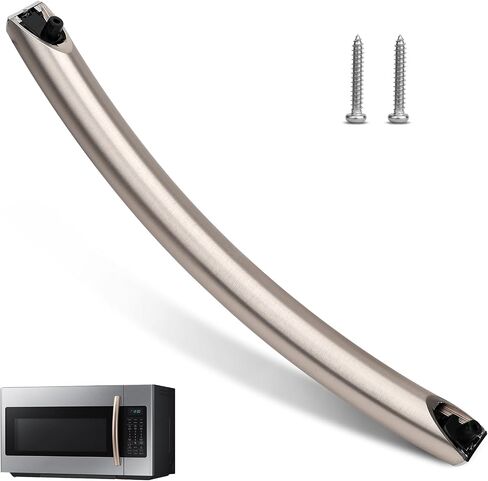 Upgrade ME16H702SES ME18H704SFS SMH1816S SMH1926S Microwave Door Handle, Replaces for DE94-02933A Microwave Door Handle, Contains 2 Screws in Saudi Arabia