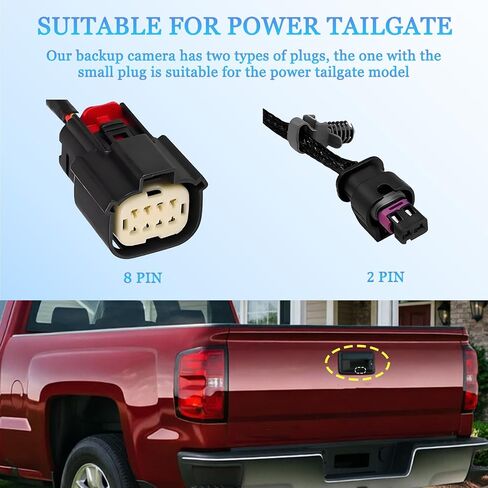 Backup Camera fit for 2016-2019 Chevy Silverado/GMC Sierra 1500 2500 3500 in Kuwait