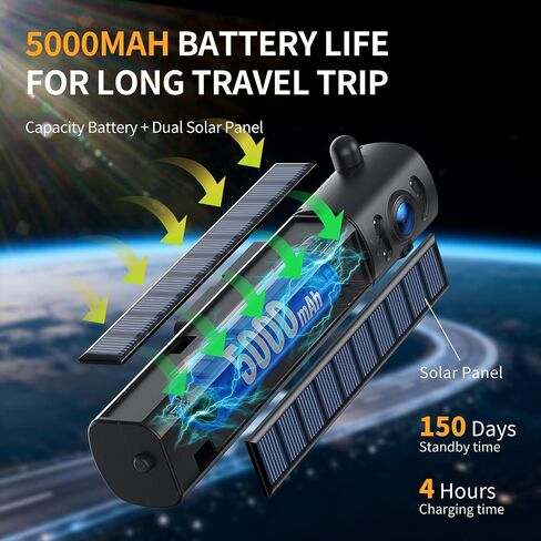 Solar Wireless Backup Camera with 1080P Monitor 1Min Easy Install in Saudi Arabia
