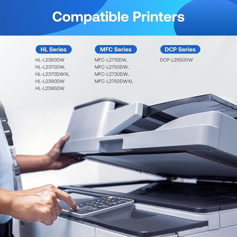 WEAREC TN760 Toner Cartridge and DR730 Drum Unit Replacement for Brother TN-760 TN730 DR730 DR 730 Work with DCP-L2550DW HL-L2350DW HL-L2390DW HL-L2395DW Printer (2 Toners, 1 Drum Unit, 3Pack) in Saudi Arabia