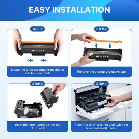 WEAREC TN760 Toner Cartridge and DR730 Drum Unit Replacement for Brother TN-760 TN730 DR730 DR 730 Work with DCP-L2550DW HL-L2350DW HL-L2390DW HL-L2395DW Printer (2 Toners, 1 Drum Unit, 3Pack) in Saudi Arabia