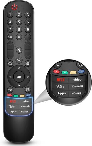 Universal for LG Smart TV OLED QNED UHD NanoCell Webos 4K 8K Magic Remote Control Replacement, 1 Year Warranty in Saudi Arabia