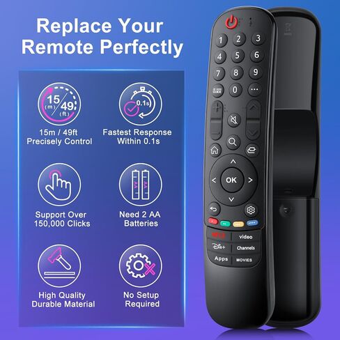 Universal for LG Smart TV OLED QNED UHD NanoCell Webos 4K 8K Magic Remote Control Replacement, 1 Year Warranty in Saudi Arabia
