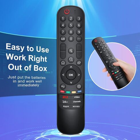 Universal for LG Smart TV OLED QNED UHD NanoCell Webos 4K 8K Magic Remote Control Replacement, 1 Year Warranty in Saudi Arabia