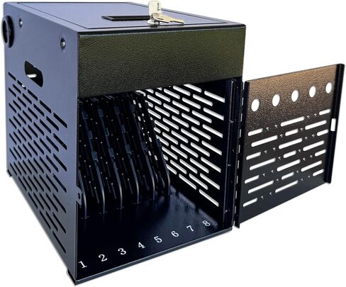 8-Device Tablet & Laptop Charging Cabinet, Fully Assembled in Saudi Arabia