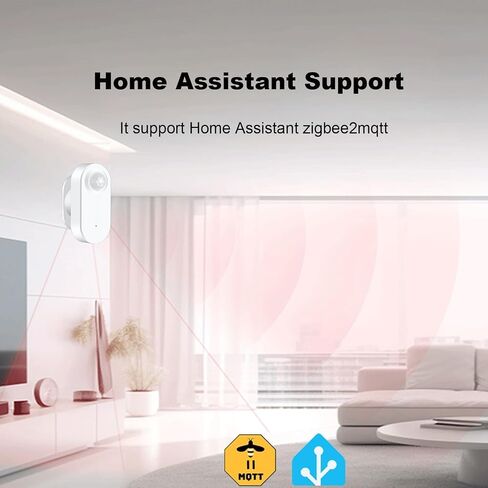 Haozee Smart Motion Sensor, Zigbee PIR Motion Sensor with Illumination in Saudi Arabia