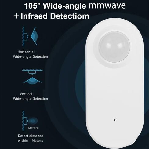 Haozee Smart Motion Sensor, Zigbee PIR Motion Sensor with Illumination in Saudi Arabia