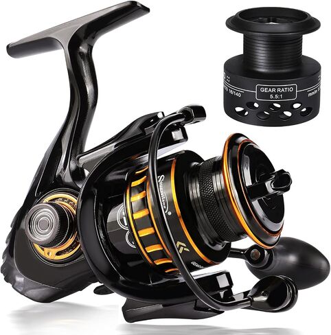 Sougayilang Spinning Reel, 12+1 Stainless BB, Lightweight for Freshwater in Kuwait