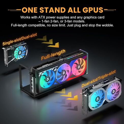 OCuLink eGPU Dock, PCIe 4.0 x4 64Gbps, ATX External GPU Enclosure in Saudi Arabia