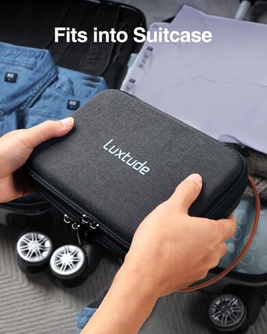 Luxtude Electronics Organizer Travel Case, Portable Tech Bag for Working/Travelling, Sturdy Hard Shell Zipper Cases for Charger/Mouse/Hard Drive, Case Only in Kuwait