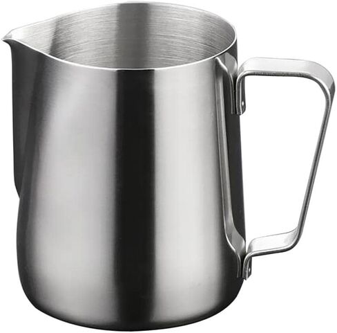 Pot Aluminum Coffee Maker Espresso Percolator Cappuccino Pot with Stainless Steel Milk Cup Hand Polished Aluminum Build Suitable for in Saudi Arabia