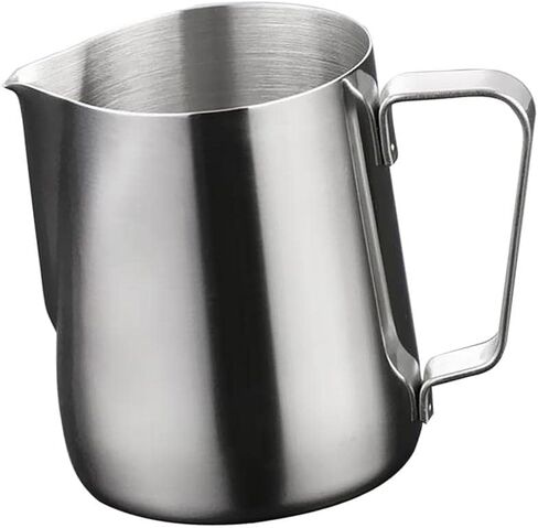 Pot Aluminum Coffee Maker Espresso Percolator Cappuccino Pot with Stainless Steel Milk Cup Hand Polished Aluminum Build Suitable for in Saudi Arabia