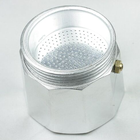 Pot Espresso Percolator Aluminum Coffee Maker Cappuccino Pot with Hand Polished Body and Heat Resistant Grip Suitable for Kitchen Gas in Saudi Arabia