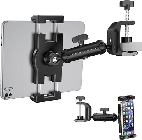 iPad Under Cabinet Mount, Kitchen Tablet Holder, iPad Desk Mount with Clamp in Saudi Arabia