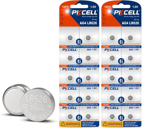 PKCELL SR626sw Watch Battery 10 Pack, 377 Watch Battery AG4 LR626 Battery in Saudi Arabia