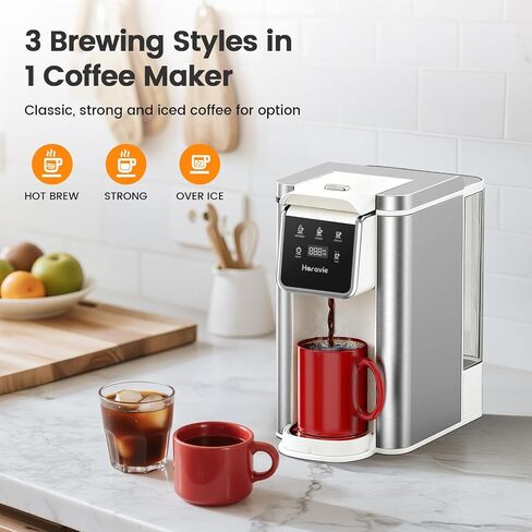 Single Serve Coffee Maker for K-Cup Pod & Ground, Hot & Iced Coffee Maker in Saudi Arabia