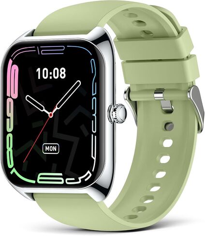 Smart Watches for Women Men,Smart Fitness Tracker (Answer/Make Calls), 110+ Sport Modes with Step Counter/Sleep Monitor, IP68 Waterproof, Fitness Watch for iOS Android,Black in Saudi Arabia