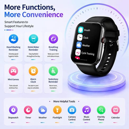 Smart Watch with Alexa Built-in,1.91"HD Fitness Tracker with Bluetooth Call in Saudi Arabia