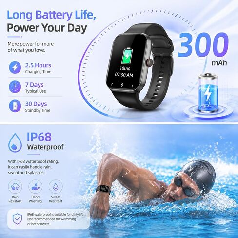 Smart Watch with Alexa Built-in,1.91"HD Fitness Tracker with Bluetooth Call in Saudi Arabia