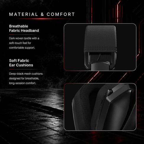 QRD A55 Wireless Gaming Headset for PS5, PS4, Switch, Xbox,PC in Kuwait