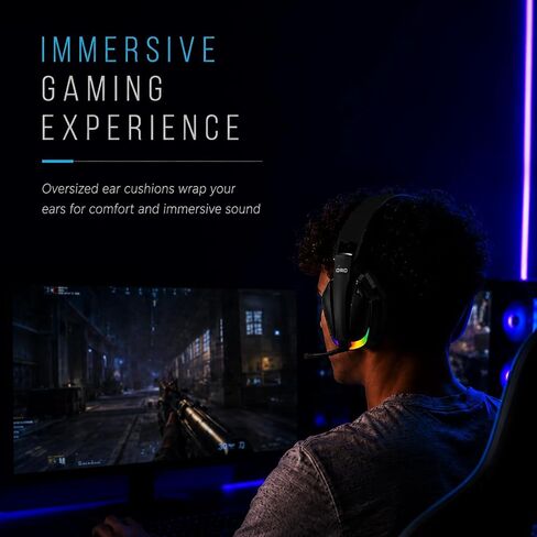 QRD A55 Wireless Gaming Headset for PS5, PS4, Switch, Xbox,PC in Kuwait