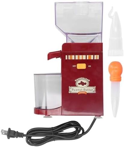 aqxreight Peanut Butter Machine, Electric Grinder Nut Butter Maker for Peanuts Almonds Cashews Hazelnuts Sesame Sauce Mill with Anti Slip Silicone Base Easy Clean Design in Kuwait