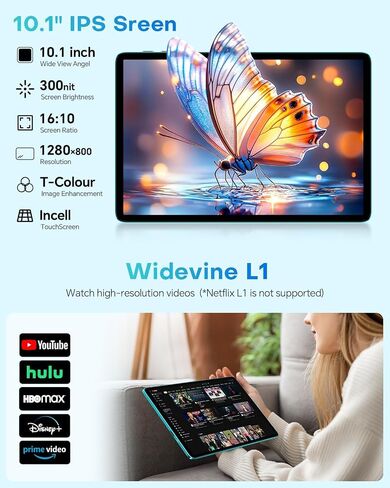 TECLAST 10.1" P33 Android 2-in-1 Tablet Bundle with Keyboard Mouse Case in Kuwait