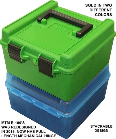 MTM Case-Gard R-100-10 صندوق ذخيرة فاخر 100 جولة | يناسب 22-250 243 270 308 فوز 30-06 | تتضمن صواني داخلية قابلة للتعديل | مصنوع من مادة البولي بروبيلين | صنع في الولايات المتحدة الأمريكية | أخضر in Kuwait