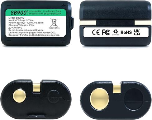 SB900 Replacement Battery for Shure SB900C SB900B SB900B-A SB900A SB900A-IN, Compatible with P3RA P9RA+ P10R+ ULX-D QLX-D AD Series AD1 AD2 PSM300 PSM900 PSM1000 ULXD1 ULXD2 UR5 95A42465, 3.7V 1800mAh in Kuwait