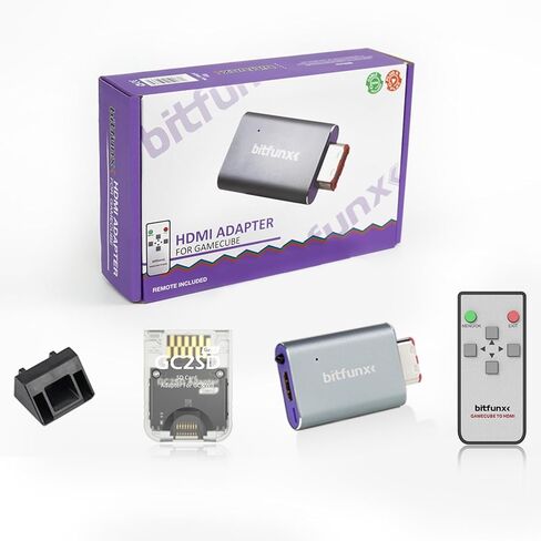 BITFUNX NGC to HDMI™ Adapter, for Gamecube DOL-001 with GCVideo in Kuwait