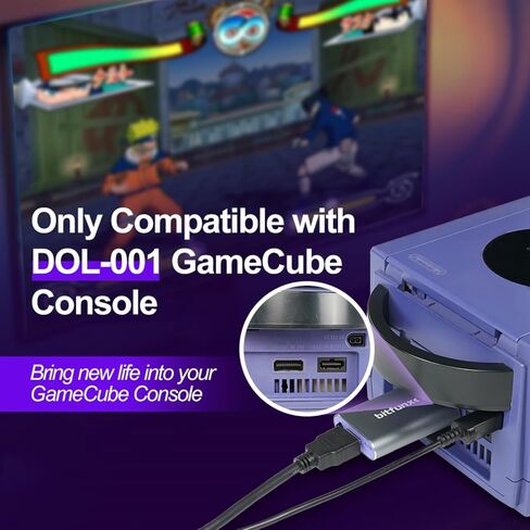 BITFUNX NGC to HDMI™ Adapter, for Gamecube DOL-001 with GCVideo in Kuwait